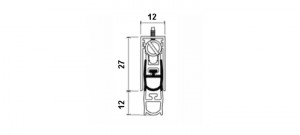 TWIN DROP RAIL 103 SF 830