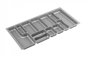 StrongIn Cutlery tray 804x424 mm for StrongBox gray