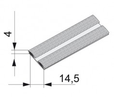 SEVROLL 20288-SV plug-in stop brush 14x4mm white