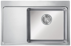 StrongSinks S3 Sink Nida 784, size 784 x 510 mm stainless steel, drain left BO