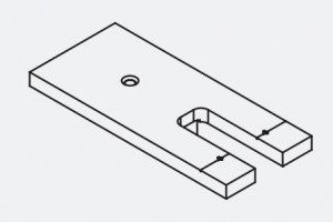 HAWA 042.3118.071 milling tool for mounting hole