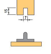 Guide mandrel Omge 1390/1400 gray