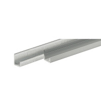 HETTICH 9206284 door steel U-profile for door thickness 18 mm, 2500 mm