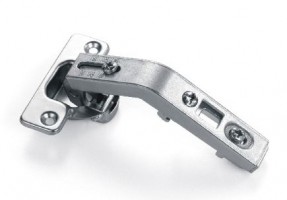 StrongHinges S3 cranked hinge straight 135° on screw, clip-style