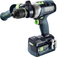 FESTOOL 577052 Cordless Drill Driver QUADRIVE TDC 18/4 I-Basic-5.0