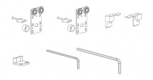 TERNO fittings set for 1 leaf 50kg