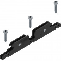 BLUM 24K4201A Aventos HKi front attachment of aluminum frame Onyx