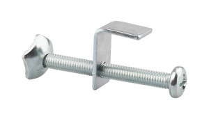 StrongSinks S3 Accessories clamps for mounting a stainless steel sink flush