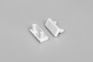 StrongLumio  end caps for Begton 12 profile, flat, white (pair)