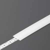 StrongLumio cover strip for LED profiles plug-in milky 1000mm