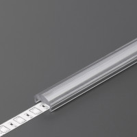 StrongLumio cover strip for LED profiles clip-on lens transparent 2000mm