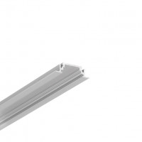 StrongLumio profile LED Groove 10, anodized silver, 2000 mm