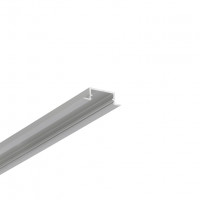 StrongLumio profile for milling-in LED, Begtin 12, aluminum anodized-silver, 2 m