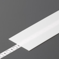 StrongLumio cover strip for Flat profile plug-in milky 2000mm