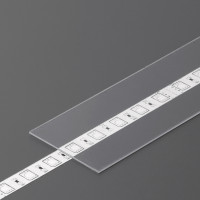 StrongLumio cover strip for Flat profile plug-in transparent 2000mm