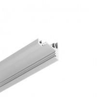 StrongLumio profile LED Corner 10, anodized silver, 2000 mm