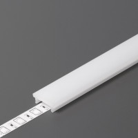 StrongLumio cover bar K for the Floor profile clickable milky 3000mm