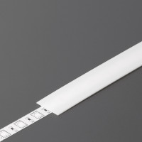 StrongLumio cover strip B for LED profiles plug-in milky 2000mm