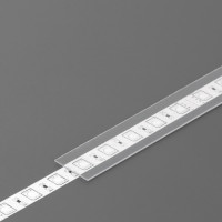 StrongLumio cover strip for LED profiles plug-in transparent 2000mm