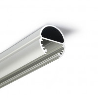 StrongLumio ALU profile for LED Oval aluminum anodized 2000mm