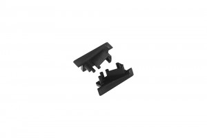 StrongLumio end parts for Diagonal 10 profile black (pair)