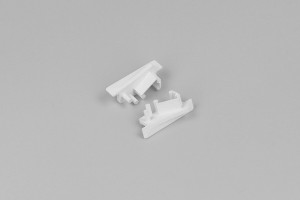 StrongLumio end parts for Diagonal 10 profile white (pair)