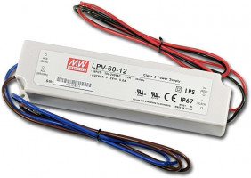 Power supply MEAN WELL LPV-60-12, 12V, 60W, IP67