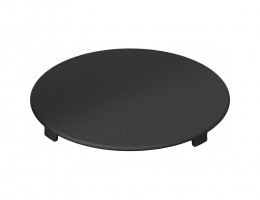 FRANKE Colorline cover matt black, round