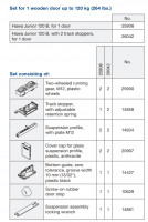 HAWA 26042 Junior 120/B sliding interior fitting fitting set up to 120kg