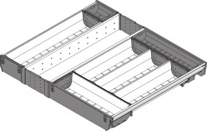 BLUM ZSI.60VEI9 Orga Line Container set (fully filled) 600/650