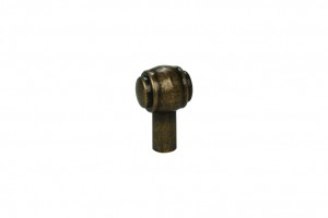 TULIP Knob Rustik antique brass