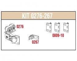 SISCO 276-267 fittings for folding doors - 2 wings