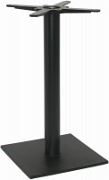 Central table leg BD 004/400x400 height 730 mm gray RAL 9006