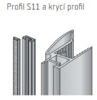 S-profile S11 silver elox 2,7m