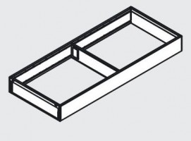 BLUM ZC7S450RH1 Ambia Line frame 100/450mm oak bardolino