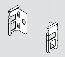 BLUM ZB7N000S back fixings bracket Legrabox N white