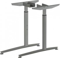 MILADESIGN Desk base with regulation outside Linear LN3301R anthracite