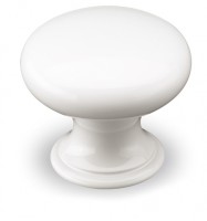 HETTICH 9070589 Knob CIRPI d30 white glossy