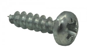 StrongFix Screw PZ 4x25 half-round head zinc white PZ2