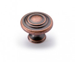 HETTICH 9113223 Knob ESSA d32 mm antique copper