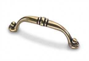 HETTICH 9113179 Handle ALBERTA 110/96 mm antique gold