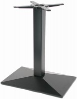 Central table leg BM 028/600x400 height 720 mm gray RAL 9006