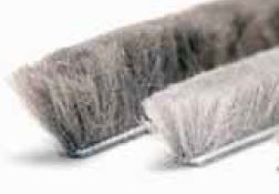 OKE-stop brush self-adhesive 6.7x5mm gray