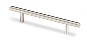 HETTICH 9071048 Handle SALVIA 220/160 mm brushed stainless steel; diameter 14 mm