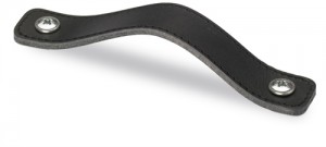 HETTICH 9071838 Handle Nica 158/128 mm black leather