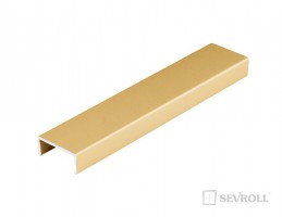 SEVROLL 00032 "U" profile for laminate 18mm 3m gold