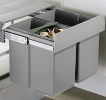 HETTICH 9079926 Bin.it Space 2x15l waste bin