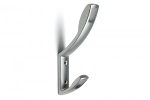 TULIP Hook Rokos satin chrome + screws