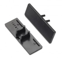 StrongLumio end pieces for strip Back black (pair)