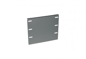 MILADESIGN metal wall under shelf M-AS-030 black